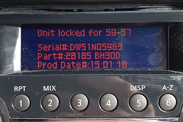 daewoo radio code by serial number
